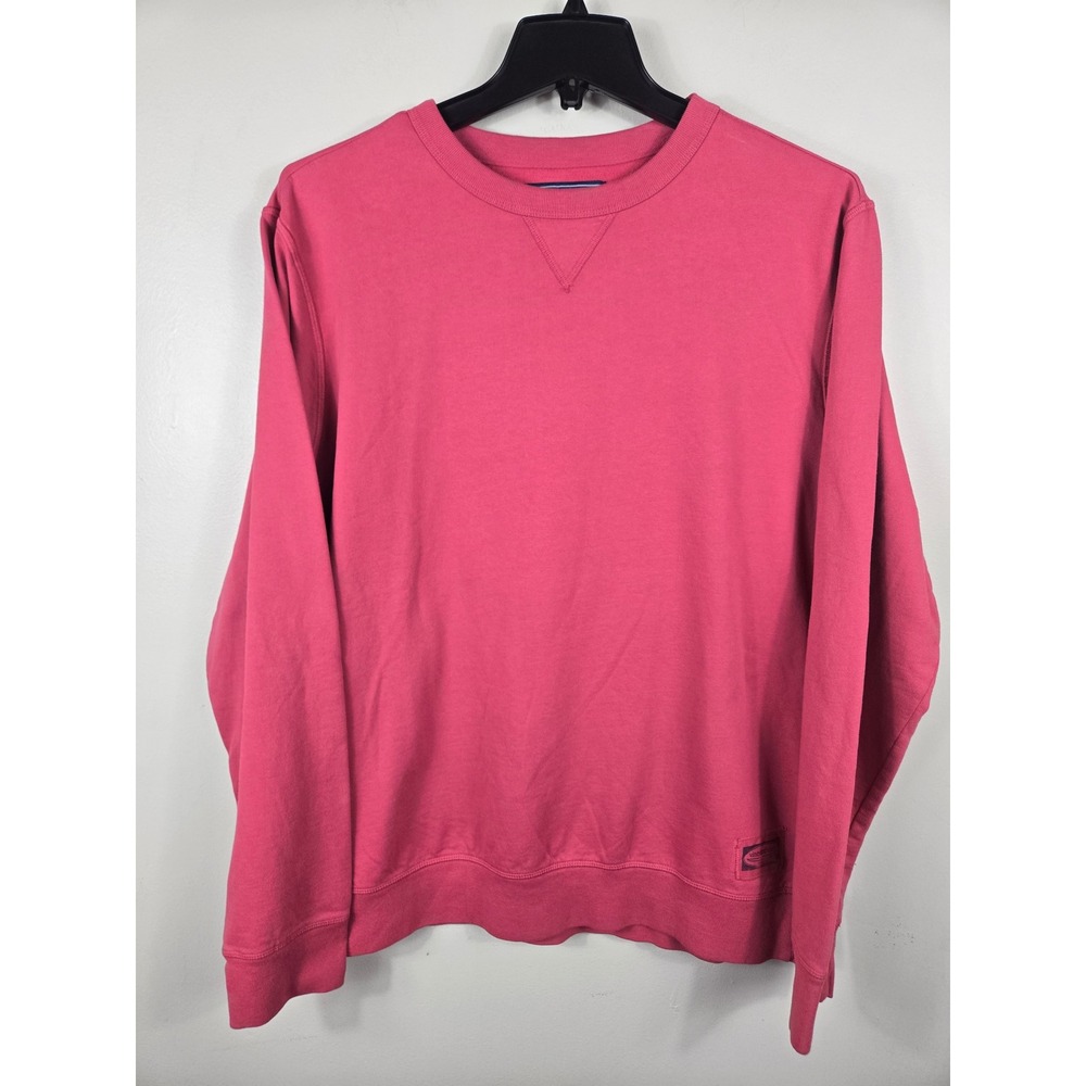 Vineyard Vines Mens Mariner Pink Garment Dyed Crewneck Sweatshirt L 1K001356-618